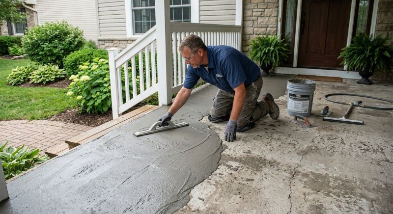 Basement Concrete Resurfacing in West Des Moines, IA