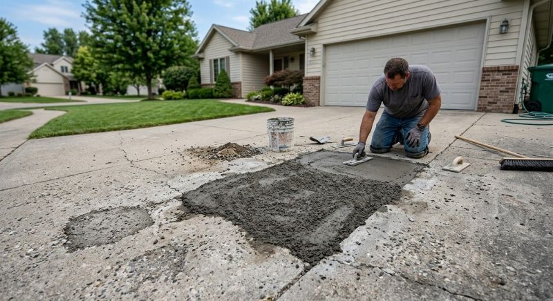 Cement Driveway Repair in Corpus Christi, TX