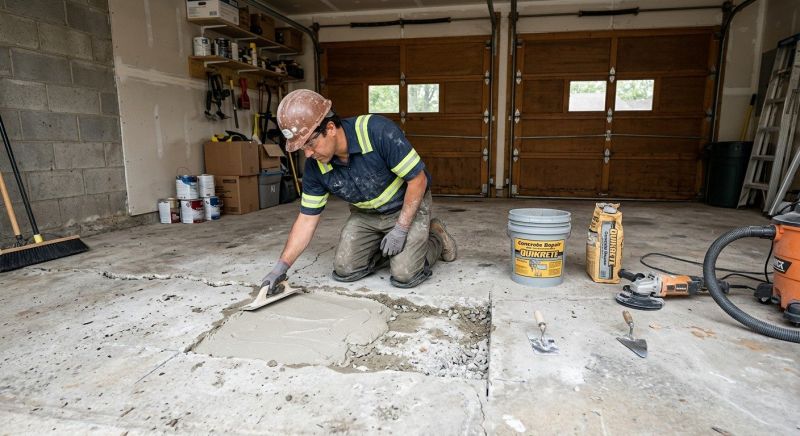 Garage Slab Repair in Miami Dade County, FL