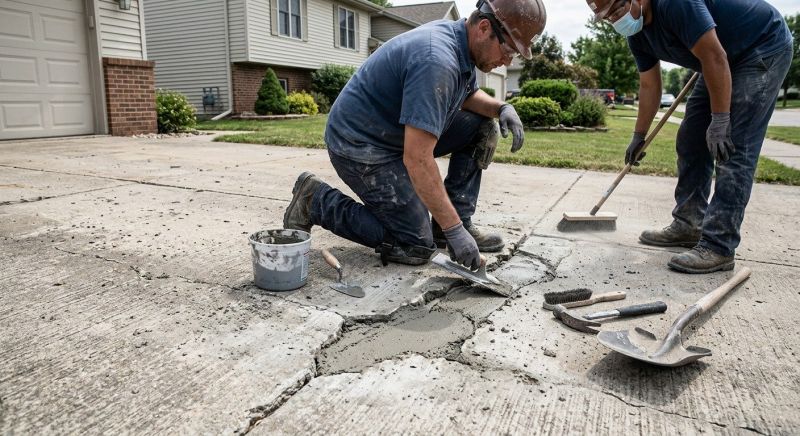 Slab Repair in West Des Moines, IA